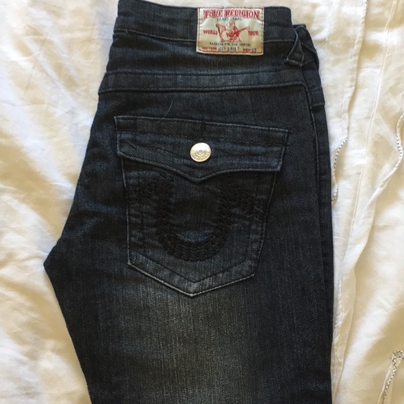 True religion dark washed jeans - Picture 3 of 3